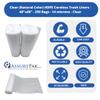 ASSUREPAK 45 Gallons Clear (Natural Color) HDPE Coreless Trash Liners - Plastic Trash Bags - 40"x48" - 250 Bags - 14 microns - Clear - 10 Rolls/Case, 25 Bags/Roll view 3