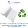 ASSUREPAK 45 Gallons Clear (Natural Color) HDPE Coreless Trash Liners - Plastic Trash Bags - 40"x48" - 250 Bags - 14 microns - Clear - 10 Rolls/Case, 25 Bags/Roll view 4