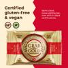 Grab The Gold Chocolate Peanut Butter Protein Snack Bars | 11g Plant-Based Protein, Organic Oats, Gluten-Free, Vegan, Dairy-Free, Kosher, High-Fiber Energy Bars | 14 Bars view 3