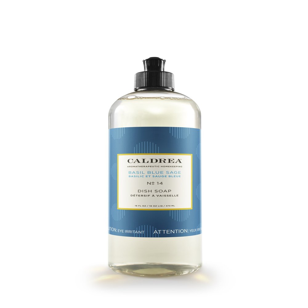 Caldrea Dish Soap Basil Blue Sage - 16 fl oz