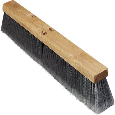 24 inch Gray Flagged Floor Sweep Brush - 12 per case