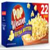 Pop Weaver Microwave Popcorn, Extra Butter, 22 Bags per Box view 1
