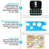 FITNATE Essential Oils Storage, Essential Oils Carrying Case for 30 Bottles, Hold Up to 5ml,10ml, 15 ml Essential Oils with Bottle Opener, Bottle Cap Labels,(Sky Blue) view 4