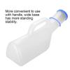1000ml High Capacity Urine Bottle, Transparent Portable Outdoor Urine Bottle with Lid, Urine Collector for Patient Elderly Child view 2