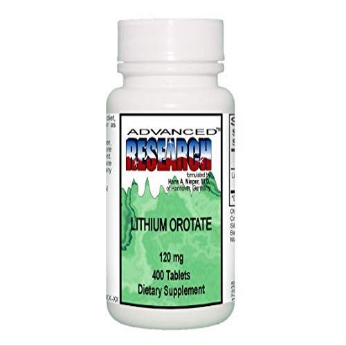 NCI Advanced Research Dr. Hans Nieper's Lithium Orotate Tablets, 400Count