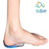 2 Pack - KidSole Shock Absorbing Lightweight Gel Heel Cups for Kid's with Sensitive Heels, Heel Spurs, Plantar Fasciitis, or Ankle Pain (Pink) (Red) (Pink Kids Size 2-6) (Blue Kids Size 2-6) view 3