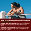 32 fl oz - Peppermint Essential Oil (Terpeneless) 100% Pure - Aluminum Bottle - GreenHealth view 4