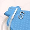 Rubber Enema Bag Kit for Colon Cleansing with Silicone Hose (2 Quart, Open Top) - Blue view 3
