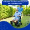 Afex Low Receptacle - Urine Collector for Men for Wheelchair & Limited Mobility Use - Backflow Protection - Male Urine Collection System with Backflow Protection - Latex & Pressure-Free view 2