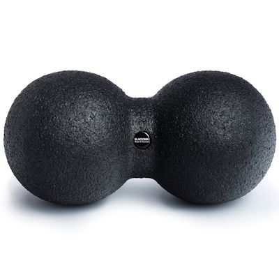 BLACKROLL - DUOBALL 12 Massage Ball, Double Lacrosse Ball Massager for Deep Tissue Massage, Trigger Point Massage Tool for Back, Spine and Shoulder, Muscle Recovery and Relief, Black