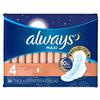 Always Maxi Overnight Pads with Wings, Size 4, Overnight, Unscented, 26 CT view 1