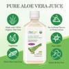 AloeCure USDA Organic Aloe Vera Juice Grape Flavor, Made Within 12 Hours of Harvest - Pure Aloe Vera Digestive & Immune Health Supplement, Helps Maintain Balanced Stomach Acidity, 16.7oz x 2 Btls view 3