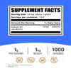 BulkSupplements.com Biotin 10000mcg Powder - Vitamin B7, Vitamins for Hair, Skin, and Nails - Gluten Free, 1g per Serving (10mg Biotin), 1kg (2.2 lbs) (Pack of 1) view 2