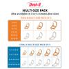 3-Point Products Oval-8 Multi-Size Pack of 3 Sizes 2,3,4 view 3
