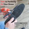 Burlingham's Height Increase Insole, Shoe Lifts for Men and Women (2 Inch) Elevated, Cushioned Heel Inserts and Arch Support Insoles | Lifted, Supportive Comfort and Breathable Black view 3