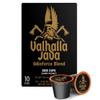 Death Wish Coffee Valhalla Java Single Serve Pods - Extra Kick of Caffeine - Medium Roast Coffee Pods - Made with USDA Certified Organic Fair Trade Arabica and Robusta Beans 10 Count (pack of 1) view 1