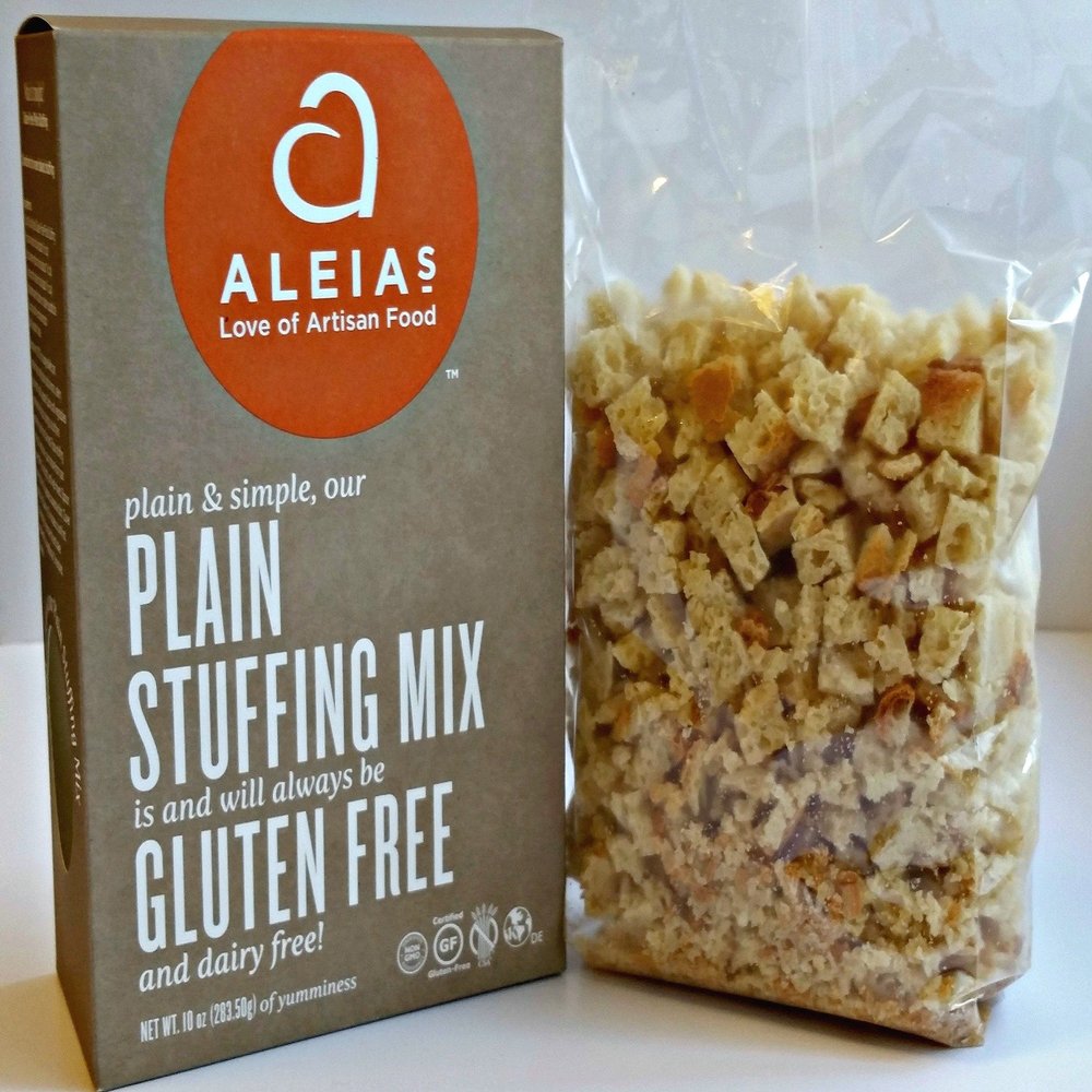 Aleia's Gluten Free Plain Stuffing Mix - Pack of 4