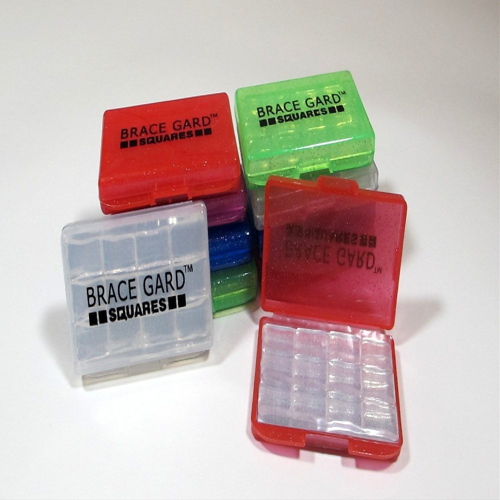 Brace Gard Squares - Dental Orthodontic Silicone Wax for Braces - Pack of 10