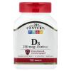 21st Century D3 10, 000 Iu Tablets, 110 Count (27504) view 1