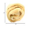 US Sheepskin Medical Sheepskin Rug - Fluffy Rugs for Preventing Bedsores (39.5-43.5 Inches x 24 Inches, Tan) view 3