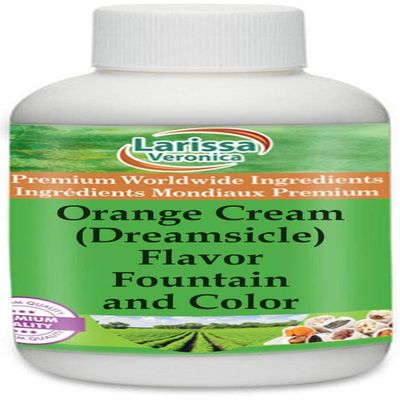 Orange Cream (Dreamsicle) Flavor Fountain and Color (8 oz, ZIN: 528198) - 3 Pack
