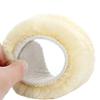 Happystep Genuine Sheepskin Insoles - Premium Lambswool and Sheepskin Top Layer, Felt Bottom for Ultimate Warmth, Comfort and Cushioning (Women 7) view 2