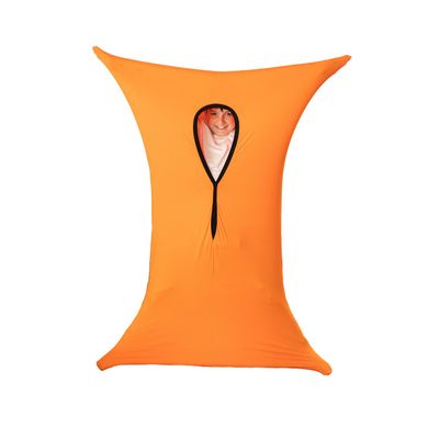 Fun and Function - Space Explorers Body Sock - Calming Sensory Sack for Kids, Teens, & Adults - Promotes Self-Regulation Skills - Orange - Large (56" L x 28" W)