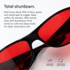 TrueDark by Dave Asprey | Twilights Fitovers | Blue Light Glasses for Women & Men, Red Lenses Block 99% Blue, Green & Violet Light for Night Use view 3