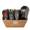 Specialty Decaf Coffee Gift Basket with Mug, Gourmet Coffee Gift, 9 one pot samples of coffee view 1