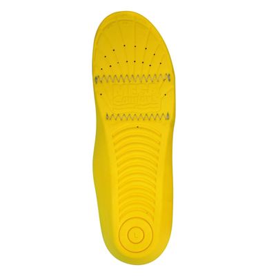 MEGAComfort Inc. unisex adult shoe insoles, Yellow,black, Women s Size 5-7 US