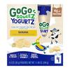 GoGo squeeZ yogurtZ Banana, 3 oz (Pack of 4), Kids Snacks Made from Real Yogurt and Fruit, Pantry Friendly, No Fridge Needed, Gluten Free and Nut Free, Recloseable Cap, BPA Free Pouches view 3