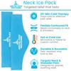Arctic Flex Neck Ice Pack (2 Pack) Cold Compress Shoulder Therapy Wrap - Cool Reusable Medical Freezer Gel Pad for Swelling, Injuries, Headache, Cooler (Large) view 2