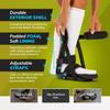 BraceAbility Sleeping Stretch Boot - Plantar Fasciitis Night Foot Splint Adjustable Achilles Tendonitis Brace for Fascia, Tendon and Calf Stretching, Heel and Bone Spur, Arch Pain Treatment (Medium) view 3