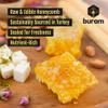 Buram Gourmet Raw Honeycomb | All-Natural | Pure Unfiltered | Edible Wax | No Additives, No Preservatives | Harvested from Turkish Mountains | 7.1 oz view 4