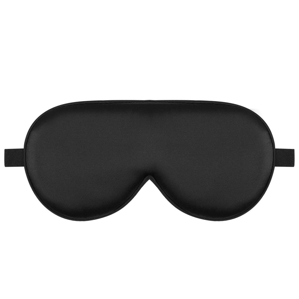 Alaska Bear Sleep Mask Silk Eye Cover with Shaped Padding for Pressure-Free Sleeping, Foam Insert, Upgrade Contour Over Conventional Flat Satin Eye Masks, Machine Washable