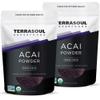 Terrasoul Superfoods Organic Acai Berry Powder, 4 Oz (Pack of 2), Freeze-Dried for Freshness, Omega Fats Boost for Smoothie Bowls, and Antioxidant-Packed Superfoods Recipes view 1