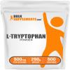 BulkSupplements.com L-Tryptophan Powder - Tryptophan Supplement, Amino Acid Supplement - Gluten Free, 500mg per Serving, 250g (8.8 oz) (Pack of 1) view 1