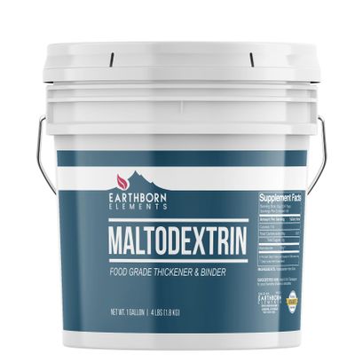 Earthborn Elements Maltodextrin (1 Gallon) Water Soluble, Complex Carbohydrate for Workout Shakes, No Artificial Color or Flavor