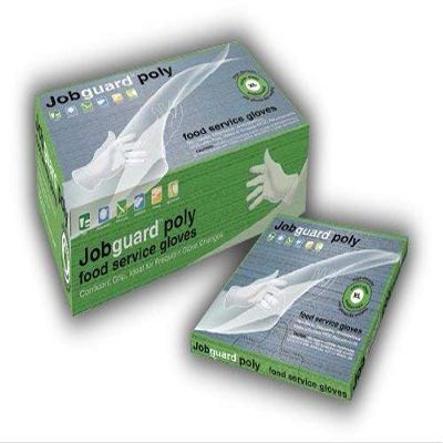 Case Of 2,000 JobGuard Poly Food Service Gloves, Large