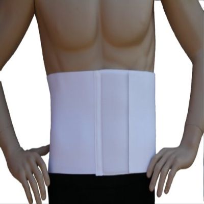Alpha Medical Obesity & Bariatric Abdominal Binder for Hernia Surgery Support & More (8" High ; XX-Large Length)