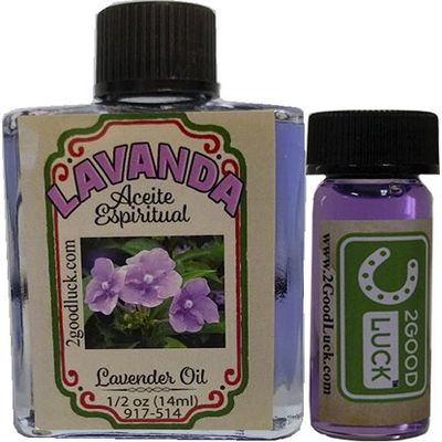 2GoodLuck Lavender Spiritual Oil with 1 Dram Perfume Set for Magic and Rituals