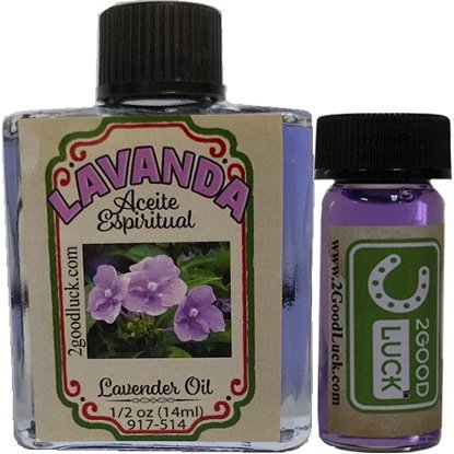 2GoodLuck Lavender Spiritual Oil with 1 Dram Perfume Set for Magic and Rituals