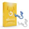 Air Max Unisex Sport Nasal Dilators Trial Pack - Easy, Safe, and Comfortable Breathing Aid - Improves Airflow - Blue, Transparent - 1 Small, 1 Medium view 1