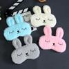 4 Pack Cute Animal Rabbit Sleeping Eye Mask Soft Plush Blindfold Sleep Masks Eye Cover for Kids Girls Women Home Sleeping Traveling view 2
