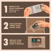 Boveda 72% Two-Way Humidity Control Pack for Storing Up to 25 Items Single for Wood Containers Moisture Absorber Humidifier Pack Individually Wrapped Hydration Packet view 4