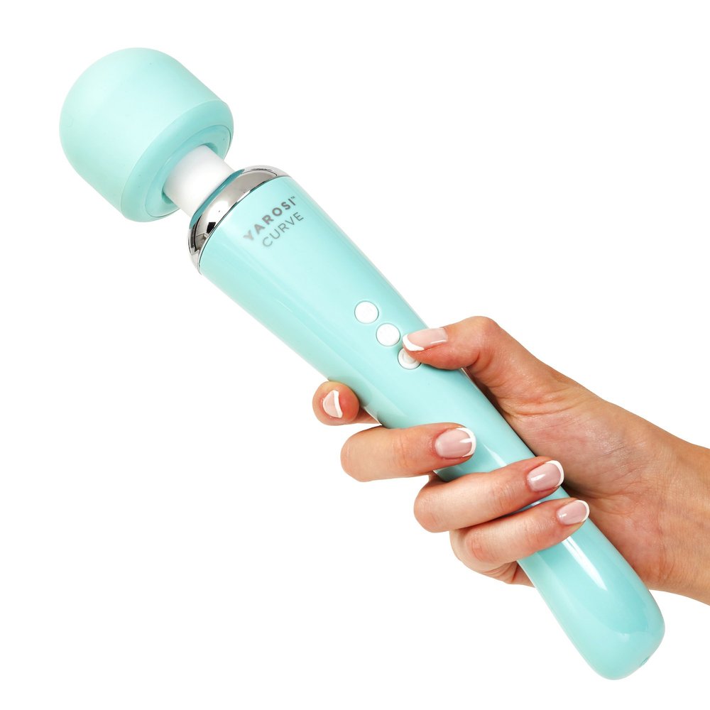 Yarosi Cordless Curve Therapeutic Device - 8 Powerful Speeds and 20 Patterns - for Muscle Aches and Sports Recovery - Rechargeable - Travel Friendly - Green