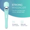 Yarosi Cordless Curve Therapeutic Device - 8 Powerful Speeds and 20 Patterns - for Muscle Aches and Sports Recovery - Rechargeable - Travel Friendly - Green view 2