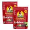 Sun-Maid California Sun-Dried Raisins - (2 Pack) 32 oz Resealable Bag - Dried Fruit Snack for Lunches, Snacks, and Natural Sweeteners view 1