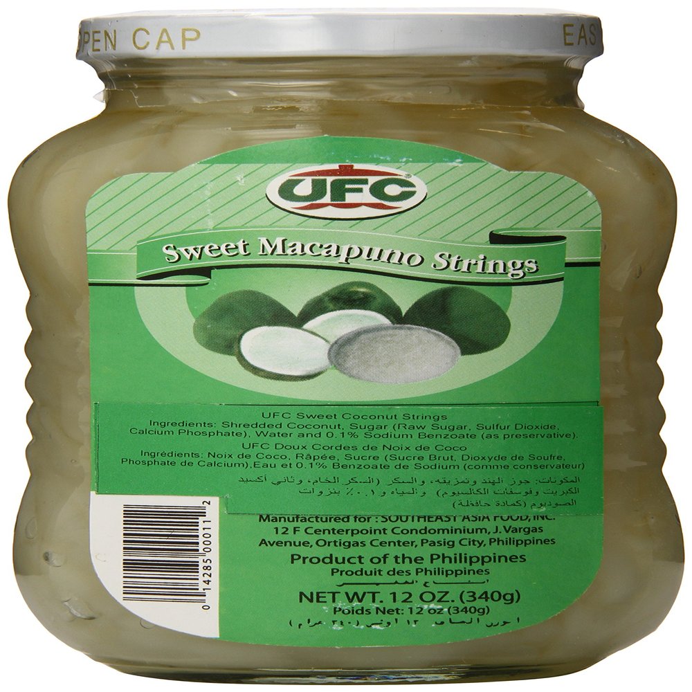 UFC Sweet Macapuno Strings, 12 Ounce (Pack of 24)