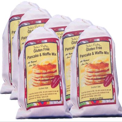 Gluten Free Buttermilk Pancake Mix, 10oz Cloth Bag 6 Pack